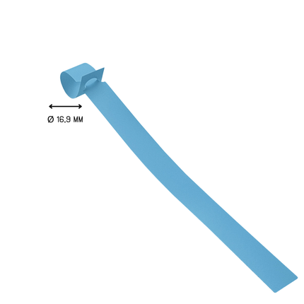 Schlaufenetiketten PVC 200 µ, 200x13mm - 1000 Stück