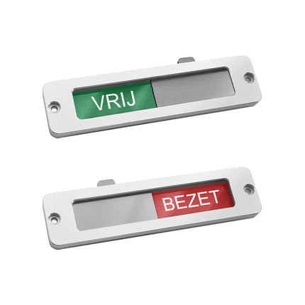 Schiebeschild Vrij-Bezet  - 100x25mm