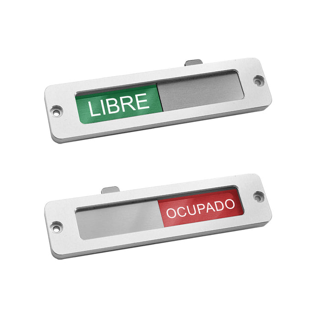 Schiebeschild Libre-Ocupado - 100x25mm