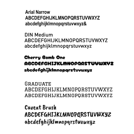 TYREX Einlassbänder, eigener Text - pro 100 Stück