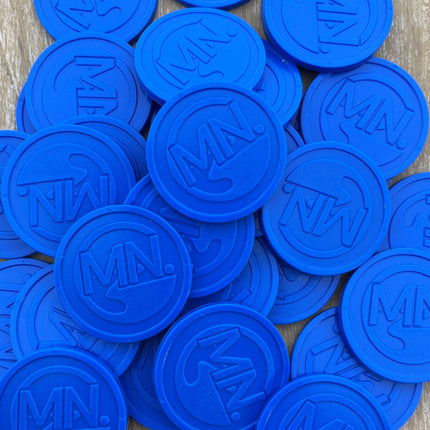 Wertmarken Chips eigenes Relief Ø29mm - 1000 Stück