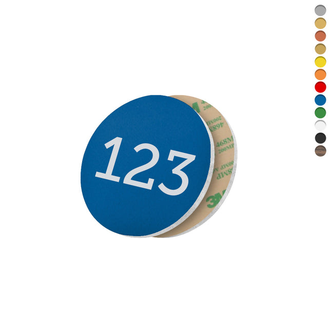 Zahlenmarke Acryl Tape - pro Stück
