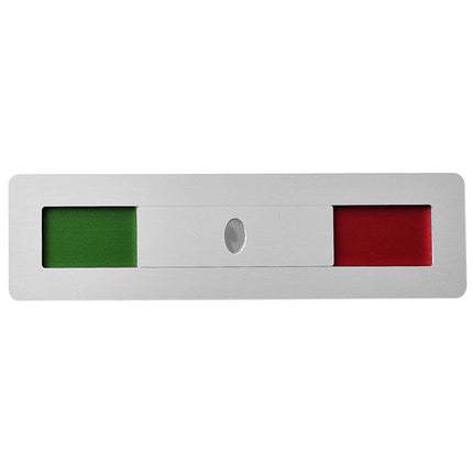 Schiebeschild Grün-Rot - 125x35mm