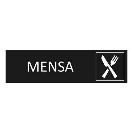 Türschild Mensa