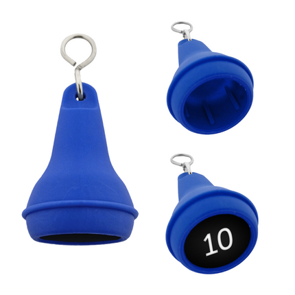Mayfair Blau graviert - pro Stück