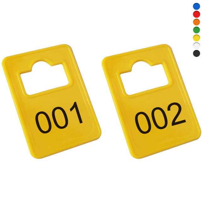 Garderobemarken Tiffany - verschiedene Sets