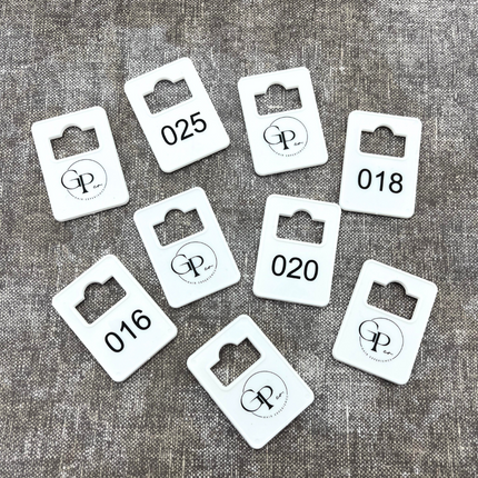 Garderobemarken Tiffany nummeriert  - pro Stück