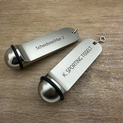 Hotel Schlüsselanhänger Classico Silber graviert