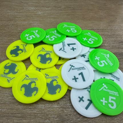 Wertmarken Chips selbst gestalten Ø40 mm - 100 Stück