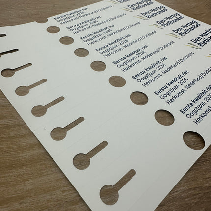 Schlaufenetiketten selbst gestalten 250x25 mm - 200 Stück