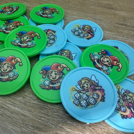 Wertmarken Chips selbst gestalten Ø35 mm - 100 Stück