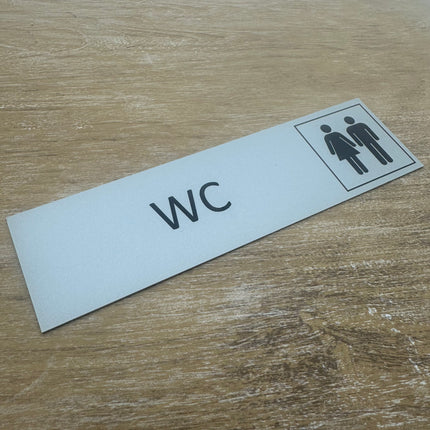 Türschild WC