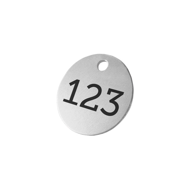 Zahlenmarke Ø30mm Bohrung  - pro Stück