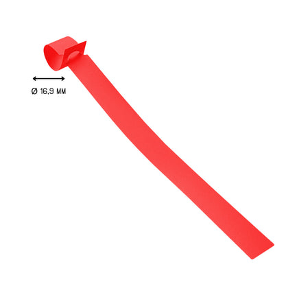 Schlaufenetiketten PVC 200 µ, 200x13mm - 1000 Stück