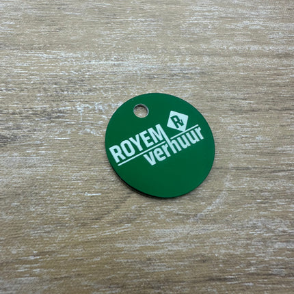 Schlüsselmarke mit Logo - pro Stück