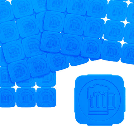 Eventchips Bierkrug Relief fluoreszierend - 1000 Stück