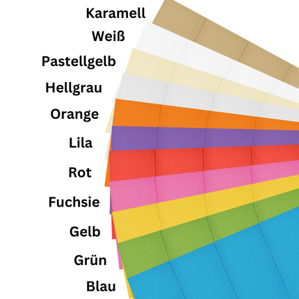 Verzehrkarte selbst gestalten - 1000 Abrisse