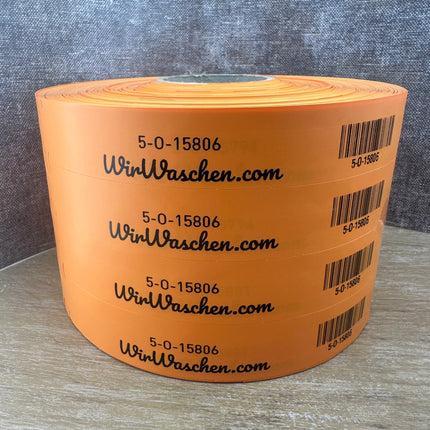 Schlaufenetikett selbst gestalten, 250x25 mm - 100 Stück
