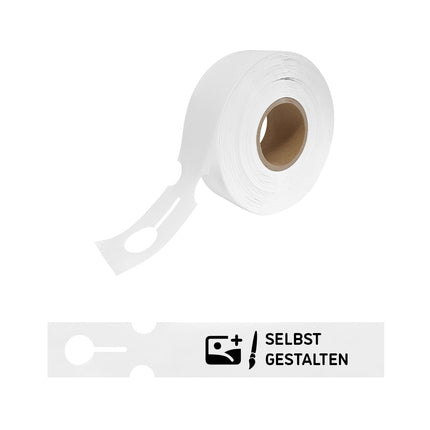Schlaufenetiketten selbst gestalten 215x35mm - 100 Stück
