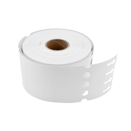Schlaufenetiketten gestalten 250x25mm, nummeriert mit Abreißstreifen - 100 Stück