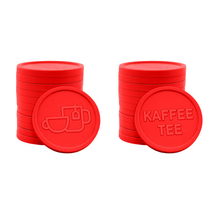 Wertmarken Chips Relief Kaffee/Tee - 250 Stück