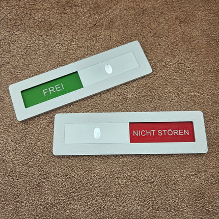 Schiebeschild Frei-Nicht Stören - 125x35mm