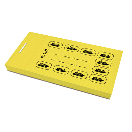 Stempelkarte Fähre - 50 Abrisse