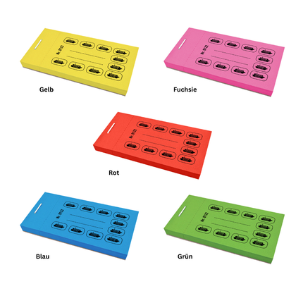 Stempelkarte Fähre - 50 Abrisse