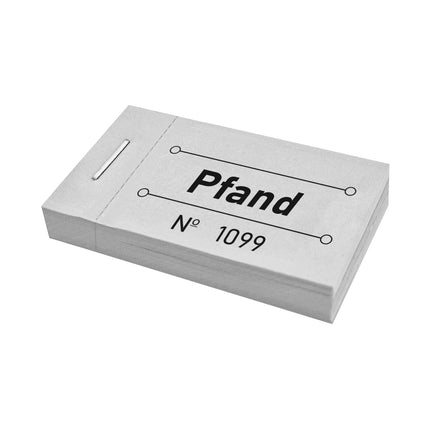 Wertmarken Block 'Pfand' - 50 Abrisse