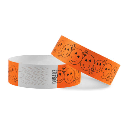 Tyrex Einlassbänder, Smiley - pro 100 Stück