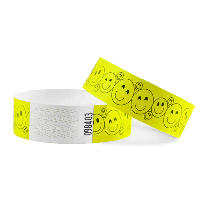 Tyrex Einlassbänder, Smiley - pro 100 Stück