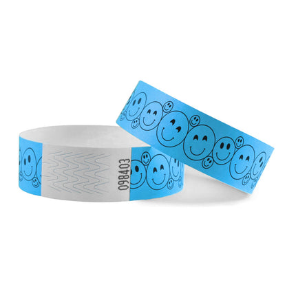 Tyrex Einlassbänder, Smiley - pro 100 Stück