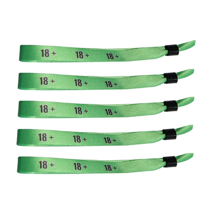 Einlassband Textil '18+' - pro 100 Stück