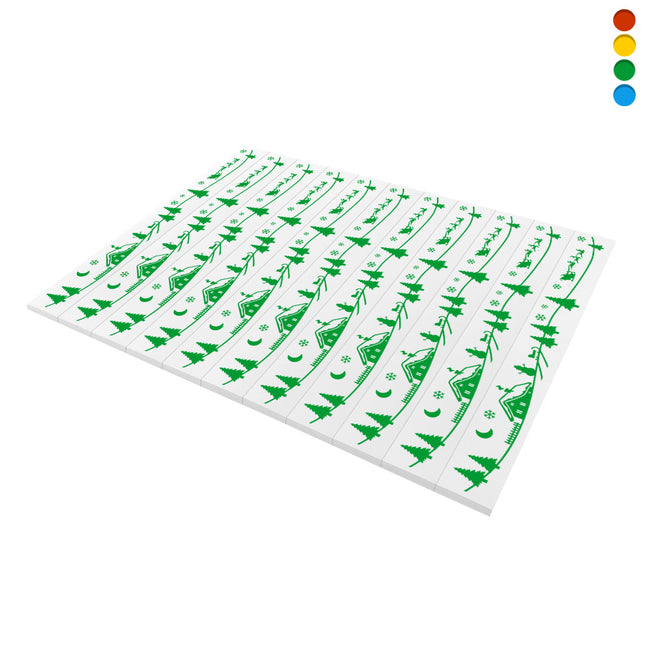 Weihnachtsbaum Etiketten 210x25,4 mm - 99 Stück