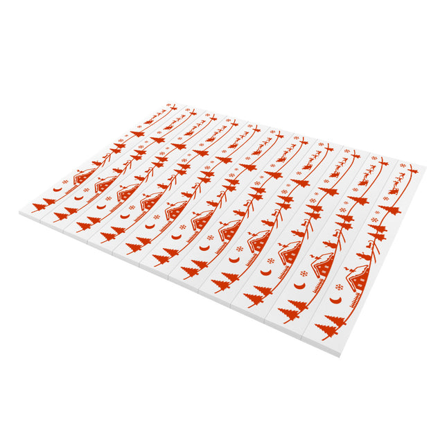 Weihnachtsbaum Etiketten 210x25,4 mm - 99 Stück