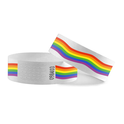 Tyrex Einlassbänder Regenbogen - pro 100 Stück