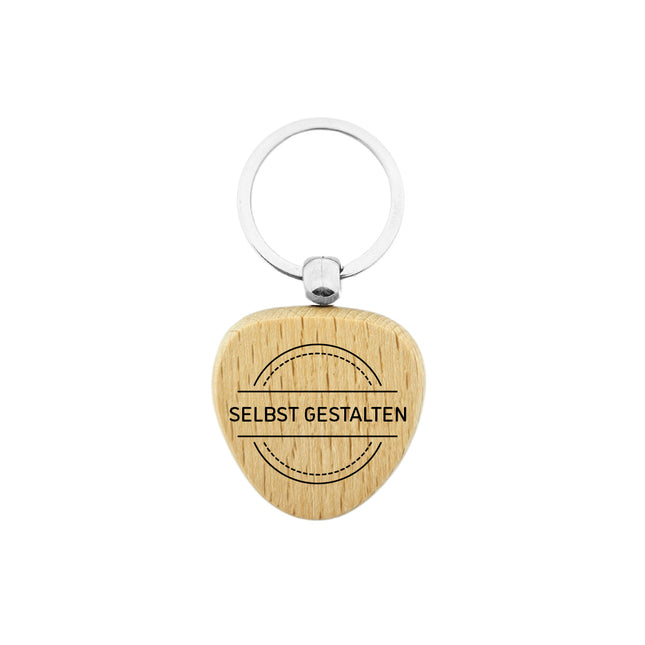 Holz Schlüsselanhänger Dreieick selbst gestalten - pro Stück
