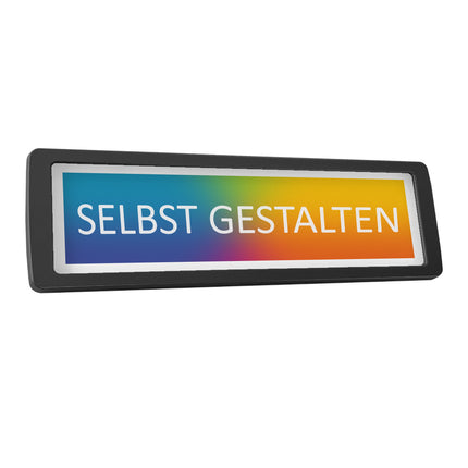 Türschild Kunststoff Selbst gestalten