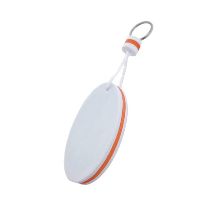 Schwimmender Schlüsselanhänger Weiß/Orange - pro Stück