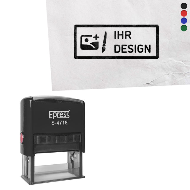 Personalisierter Stempel 47x18mm