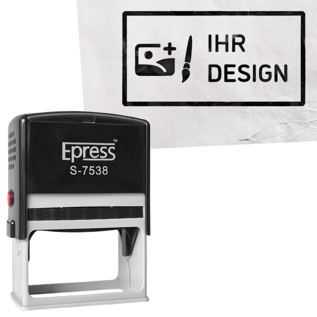 Personalisierter Stempel 75x38mm