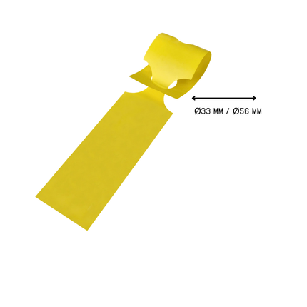 Schlaufenetiketten 400x75mm HDPE - 250 Stück