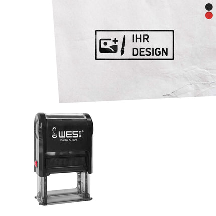 Personalisierter Stempel 27x10mm