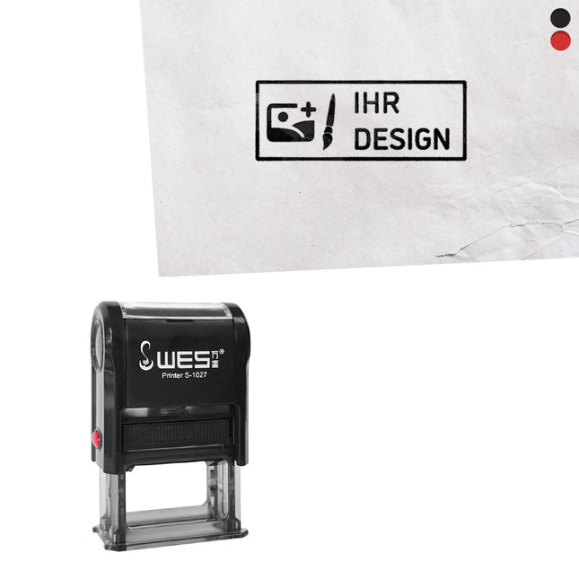 Personalisierter Stempel 27x10mm