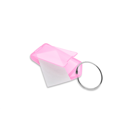Schlüsseletikett aufklappbar groß 60x27 mm - 100 Stück