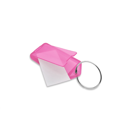 Schlüsseletikett aufklappbar groß 60x27 mm - 100 Stück