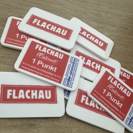 Wertmarken Chips selbst gestalten 65x43mm - 100 Stück