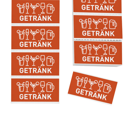 Wertmarken Block 'Getränk' - 1000 Abrisse