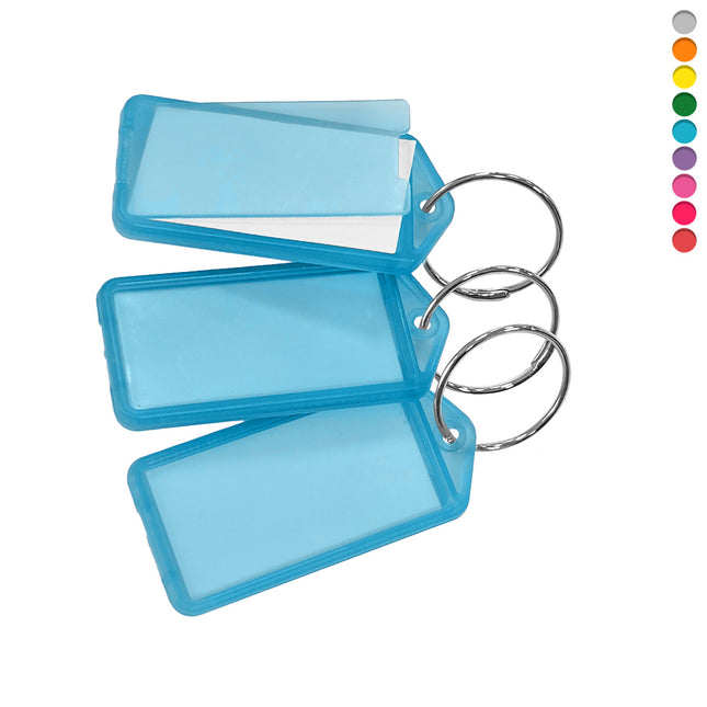 Schlüsseletikett aufklappbar 60x27mm - 100 Stück
