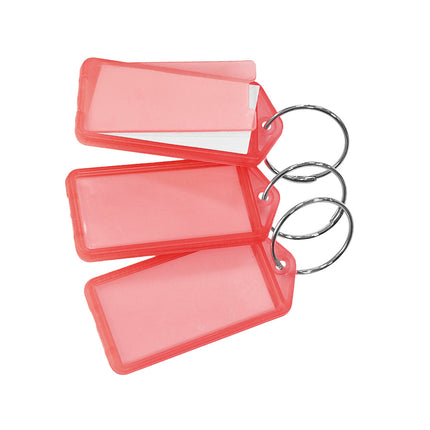 Schlüsseletikett aufklappbar groß 60x27 mm - 100 Stück